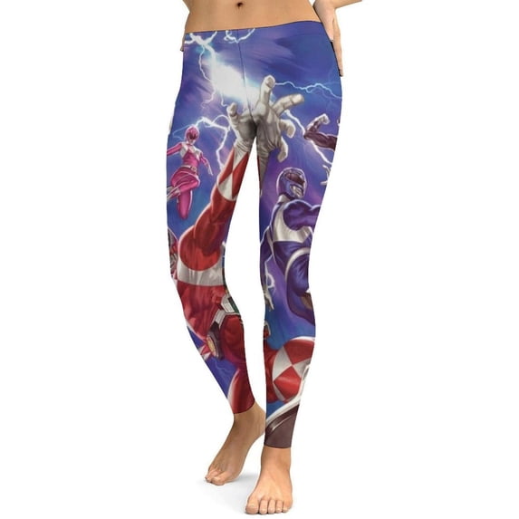 Power Rangers Womens Lounge Legging Soft Workout Athletic Running Yoga Pants Yoga Leggings XL