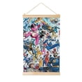 thumbnail image 1 of Power Rangers Wooden Shaft Hanging Poster Home Decor Poster Wall Art Painting For Living Room Bedroom 12"X18", 1 of 7