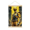 thumbnail image 1 of Power Rangers Wooden Shaft Hanging Poster Home Decor Poster Wall Art Painting For Living Room Bedroom 20"X30", 1 of 7