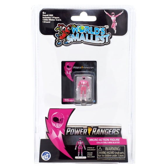 Power Rangers World's Smallest Pink Ranger Action Figure