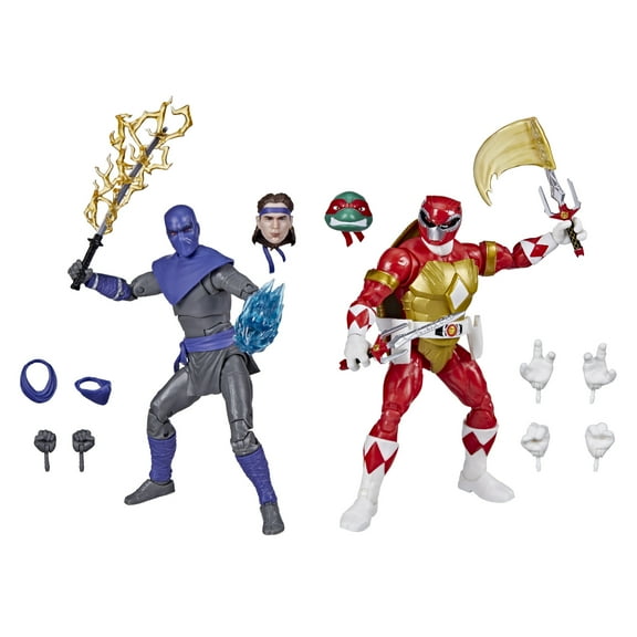 Power Rangers X Teenage Mutant Ninja Turtles Lightning Collection Morphed Raphael and Foot Soldier Tommy