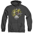 thumbnail image 1 of Power Rangers Yellow 25 Adult Heather Hoodie Sweatshirt Black, 1 of 1