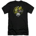 thumbnail image 1 of Power Rangers Yellow 25 Premium Adult 30/1 T-Shirt Black, 1 of 1