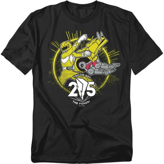 Power Rangers T-Shirt Yellow 25 Unisex Graphic Tee For Men & Women
