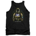 thumbnail image 1 of Power Rangers Yellow Ranger Adult Tank Top Black, 1 of 1