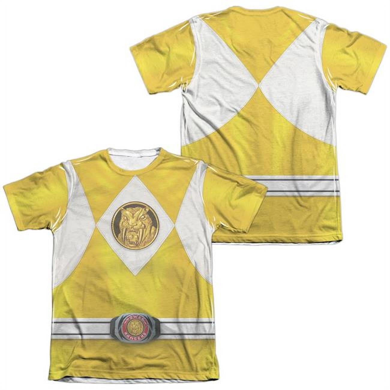 Power Rangers - Yellow Ranger Emblem (Front/Back Print) - Short Sleeve ...