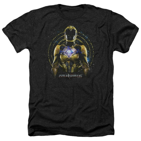Power Rangers - Yellow Ranger - Heather Short Sleeve Shirt - Small