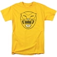 thumbnail image 1 of Power Rangers Yellow Ranger Mask Adult 18/1 T-Shirt Yellow, 1 of 1