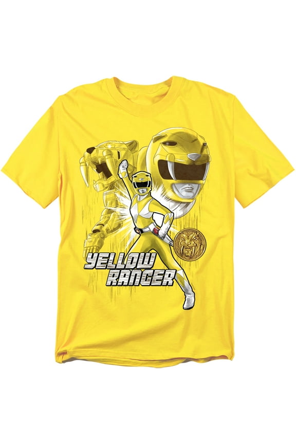 T-Shirt Yellow Ranger Unisex Graphic Tee For Men & Women Yellow 