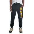 thumbnail image 1 of Power Rangers Yellow Ranger and Logo Unisex Jogger Sweatpants with Pockets for Men and Women, Black, X-Large, 1 of 5