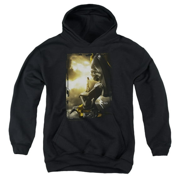 Power Rangers - Yellow Zord Poster - Youth Hooded Sweatshirt - Large