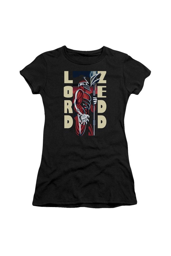 Power Rangers Zedd Deco Junior Women's T-Shirt Sheer Black