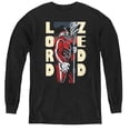 thumbnail image 1 of Power Rangers Zedd Deco Youth Long Sleeve T-Shirt Tee Black, 1 of 1