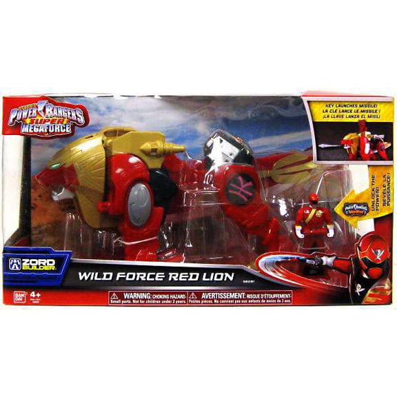 Power Rangers Zord Builder Wild Force Red Lion