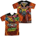 thumbnail image 1 of Power Rangers Zord Power Unisex Adult Sublimated Costume T Shirt (Front/Back), 3X-Large Multicolor, 1 of 2