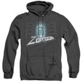 thumbnail image 1 of Power Rangers Zordon Adult Heather Hoodie Sweatshirt Black, 1 of 1