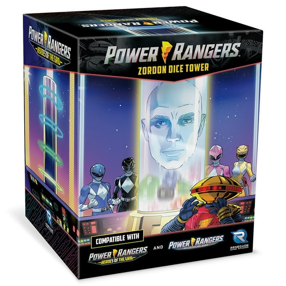 Power Rangers Zordon Dice Tower & GM Screen - Compatible With Power Rangers Roleplaying Game & Power Rangers: Heroes of the Grid, Game Accessory, Renegade Game Studios