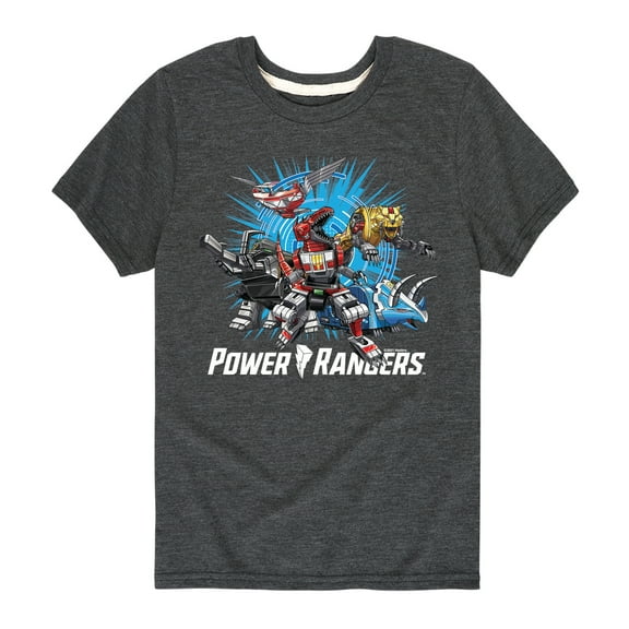 Power Rangers - Zords - Boy's Short Sleeve Tee