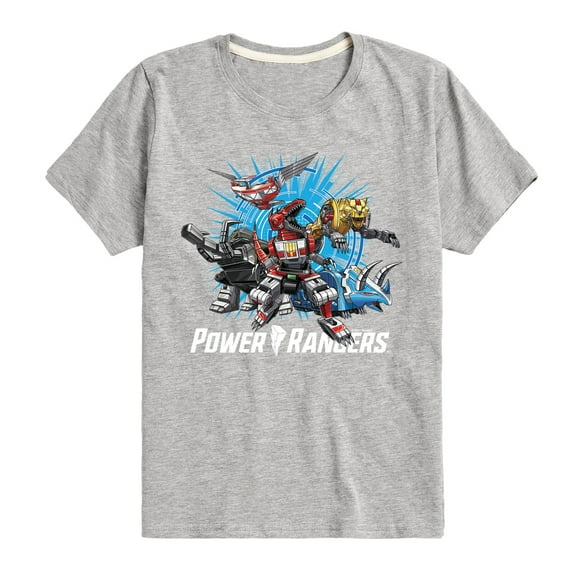 Power Rangers - Zords - Boy's Short Sleeve Tee