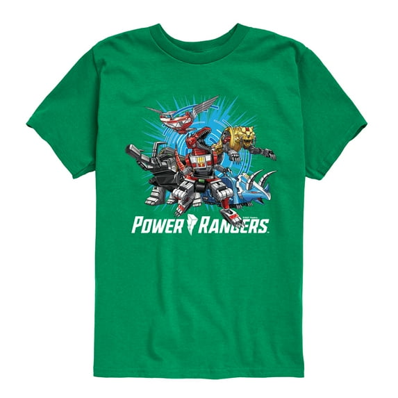 Power Rangers - Zords - Boy's Short Sleeve Tee