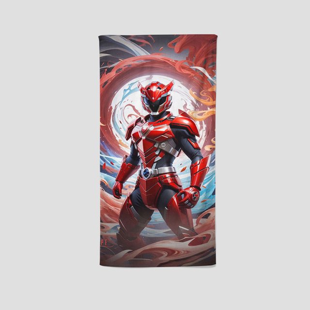 Power Rangers's unique singlesided towel is a personalized gift for