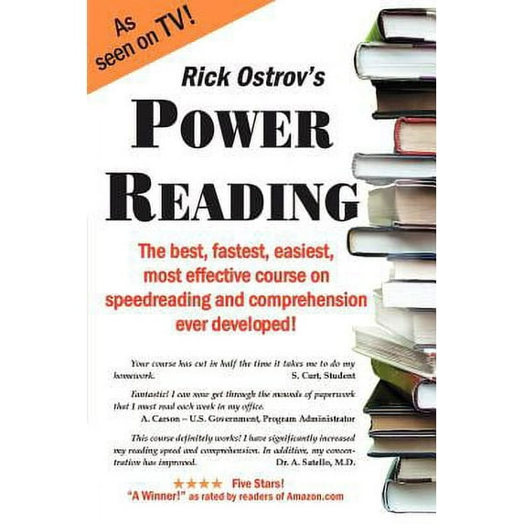 Power Reading: The Fastest, Best, Easiest Course on Speedreading and Comprehension Ever Developed! - Ostrov, Rick