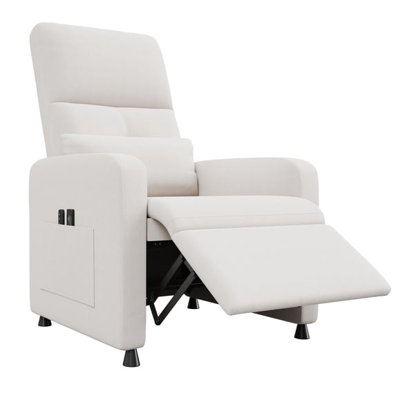 Power Recliner Chair for Adults, Adjustable Electric Recliner Ergonomic Overstuffed Single Sofa, Rocking Chair with 2 Side Pockets and USB Port for Living Room, Bedroom