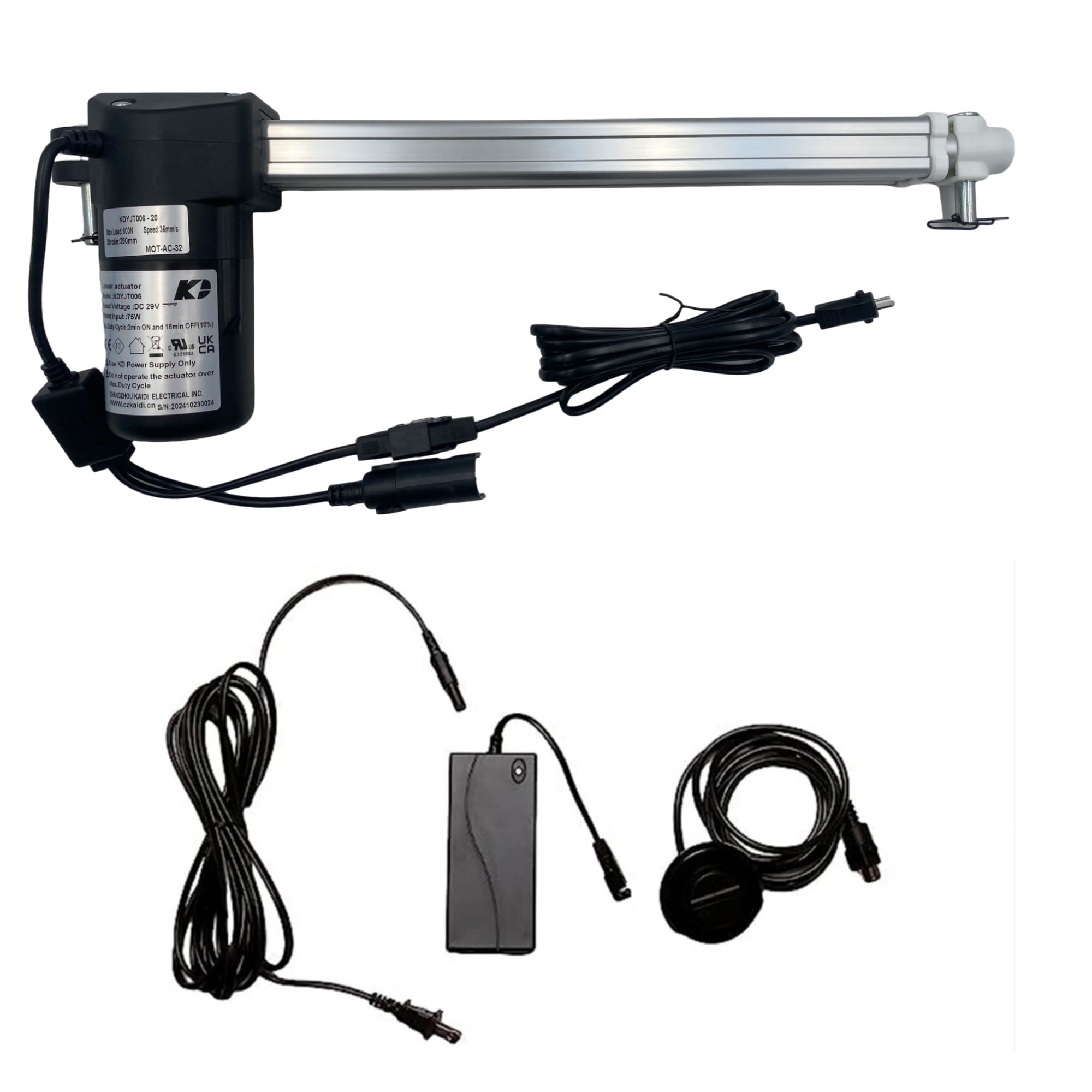 Power Recliner Couch Lift Chairs Kaidi Linear Actuator Model KDYJT006-20 Motor Replacement Kit