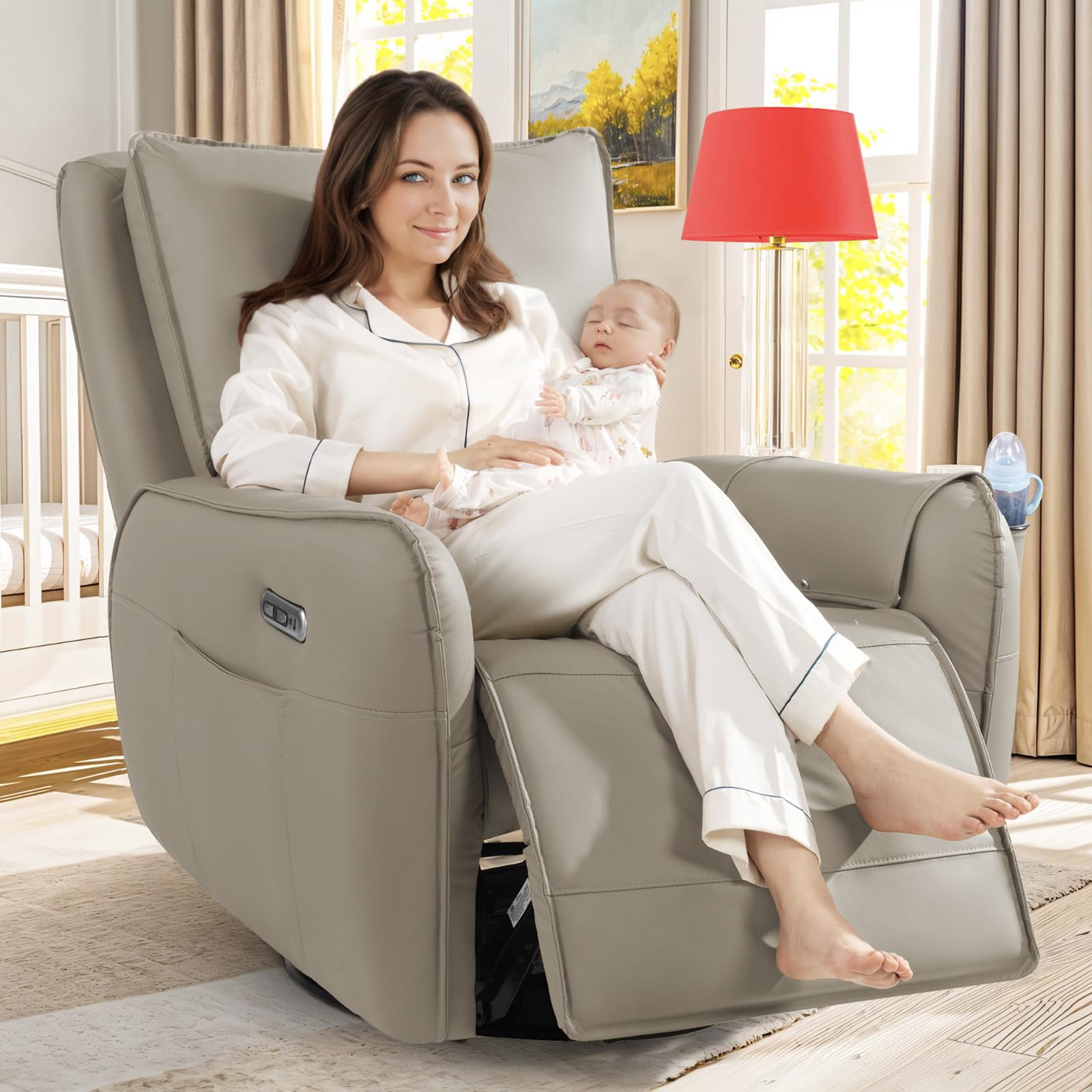 Leather Recliner Recliners For Nursery Power Recliner Glider For