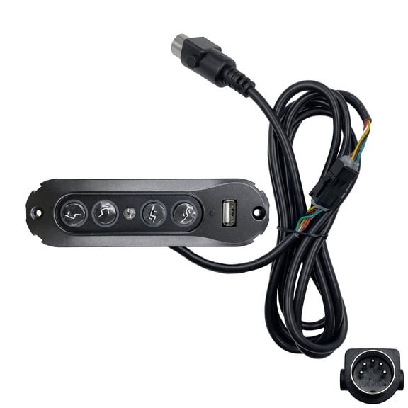 Power Recliner Kaidi 5 Button 5 Pin Switch Model KDH127A-004 Electric Sofa Hand Control Controller Replacement with USB