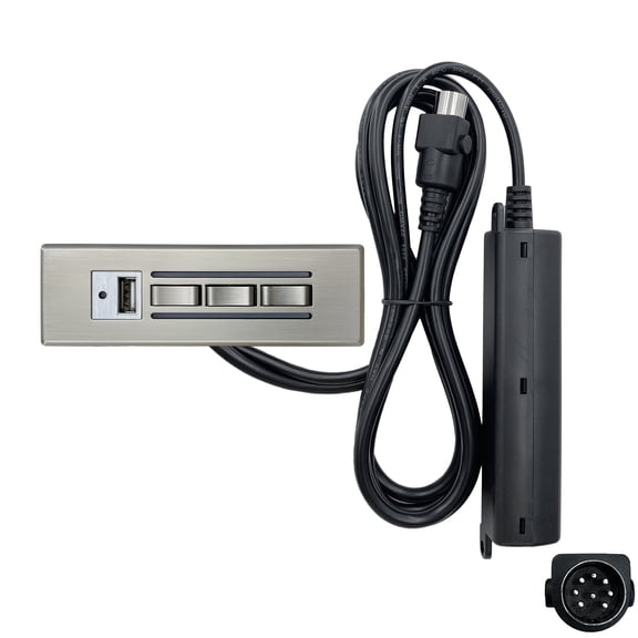 Power Recliner Kaidi 6 Button 8 Pin Switch Model KDH134E-011 Electric Sofa Hand Control Controller Replacement with USB