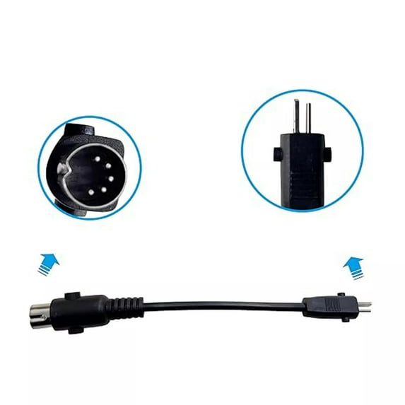 Power Recliner Lift Chair 2 Pin Male to Round 5 Pin Male Conversion Cable Connectors for Battery Adapter Power Supply