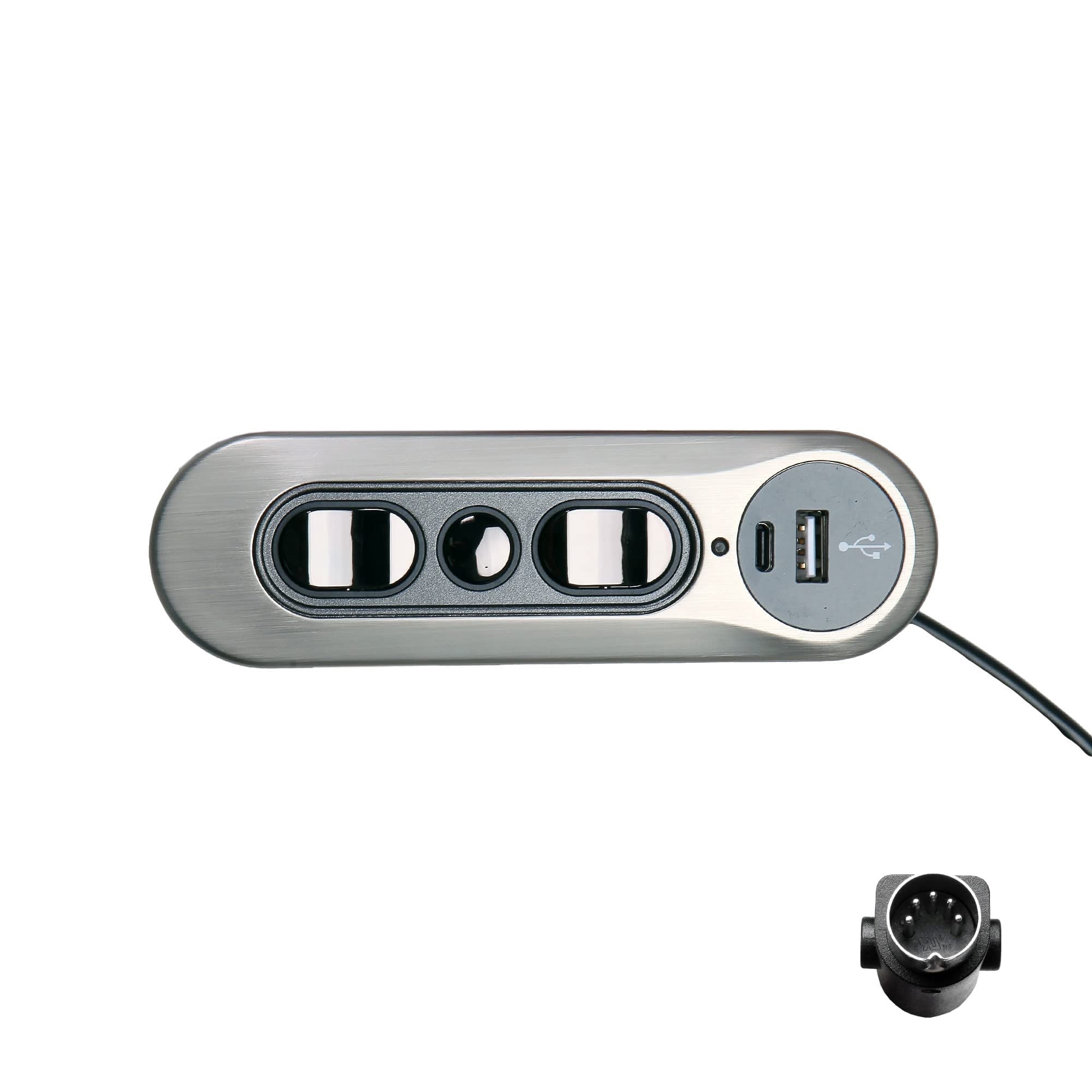 Power Recliner Lift Chair Electric Sofa Kaidi 5 Button 5 Pin Hand Control Replacement with Dual USB A C Ports