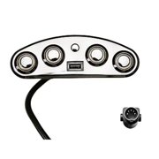 Power Recliner Lift Chair Electric Sofa Mulin 5 Button 5 Pin Hand Control Model MLSK35-D2 L Left Replacement with USB