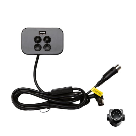 Power Recliner Lift Chair Raffel Systems 4 Button 5 Pin Hand Control Model CTR UR2 10 Replacement with USB