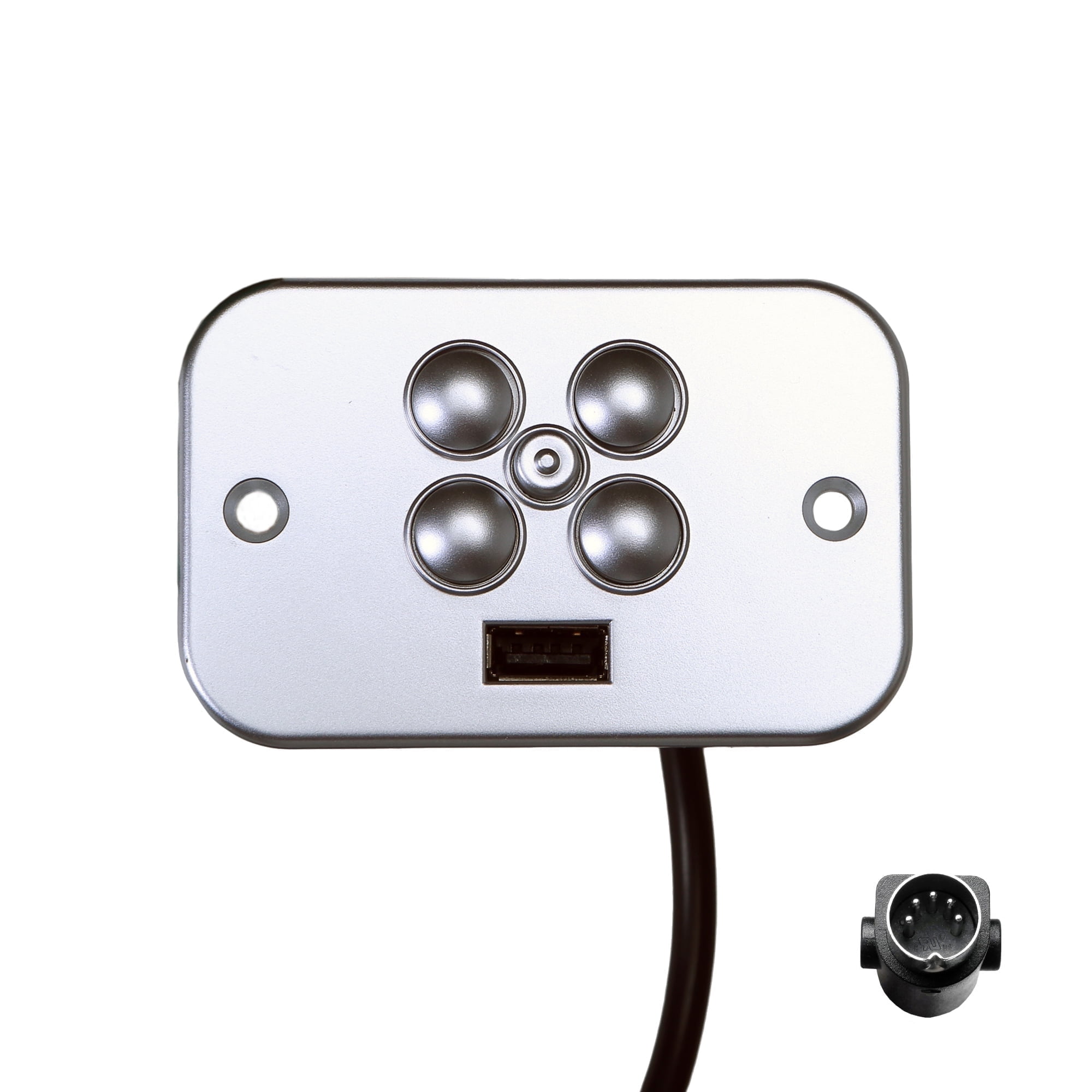 Power Recliner Lift Chair Raffel Systems 5 Button 2 and 5 Pin Hand Control Model CTR UR2 08 MW BR Replacement with USB