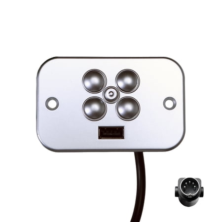 Power Recliner Lift Chair Raffel Systems 5 Button 2 and 5 Pin Hand Control Model CTR UR2 08 MW BR Replacement with USB
