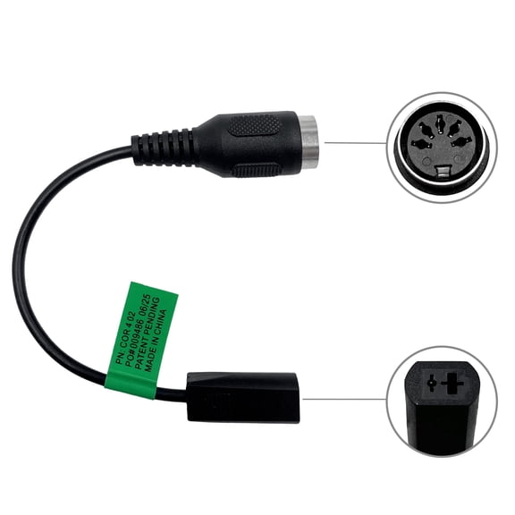 Power Recliner Lift Chair Raffel Systems Conversion Cable Round Female 5 Pin to 2 Pin Female Connector Model COR 4 02 Replacement
