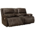 thumbnail image 1 of Power Recliner Loveseat with Storage Console, Walnut Brown, 1 of 5