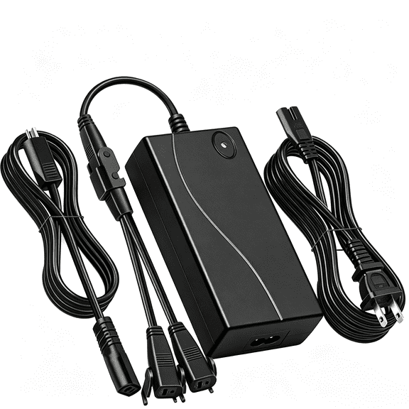 Power Recliner Power Supply Kit-4-Piece Universal Dual Power Supply Transformer with AC Power Cord, DC Extension Cable and Y Splitter Cord 29V 2A Adapter for Recliner, Lift Chairs and Sofa