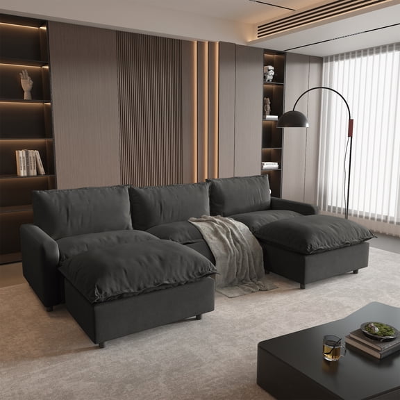 Magic Home Power Recliner Sofa Couch Set, 3 Seat Electric Recliner with Heating, USB Ports for Families and Friends, Modern Electric Recliner Sofa for Living Room Home Theater, Grey