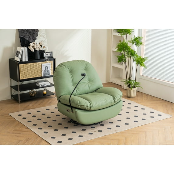Power Recliner Swivel Glider USB Charger With Bluetooth Music Player Different Function Sleep Working Game and Leisure Model 06961