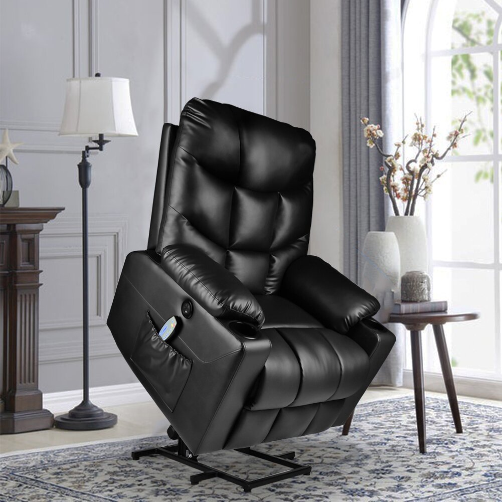 Power Reclining Heated Massage Chair