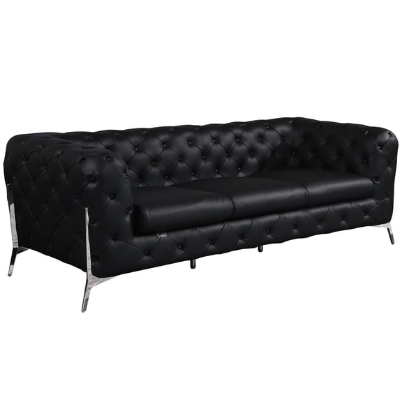 Power Reclining Sofa with Leather | Used for Reading and Relaxing | 3 - layer Foam Filling | Ensures Comfortable Sitting