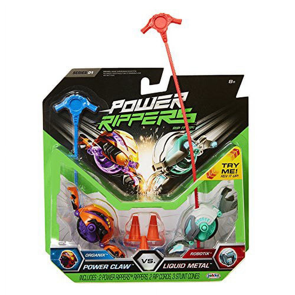 Power Rippers 2 Pack Series #1 - Power Claw Vs. Liquid Metal - Walmart.com