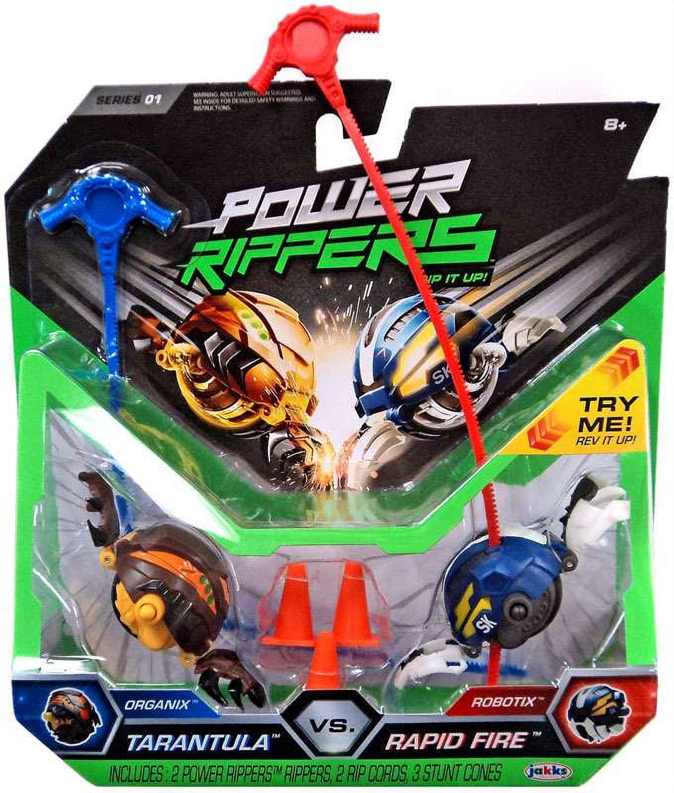 Power Riper Power Rippers 2 Pack Series #1 - Tarantula Vs. Rapid Fire - Walmart.com