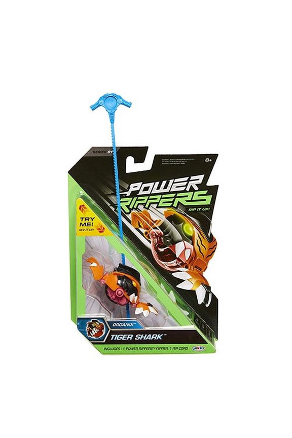 Power Rippers Race, Stunts, Battle Spins Tiger Shark New