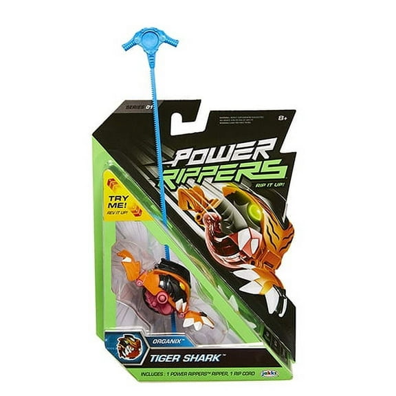Power Rippers Race, Stunts, Battle Spins Tiger Shark New