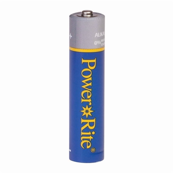 Power Rite® AAA Alkaline Battery, 4/Pkg