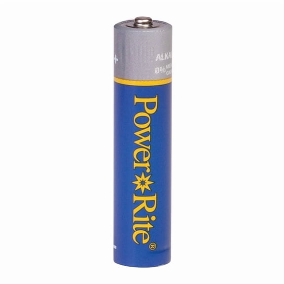 Power Rite AAA Alkaline Battery, 4/Pkg